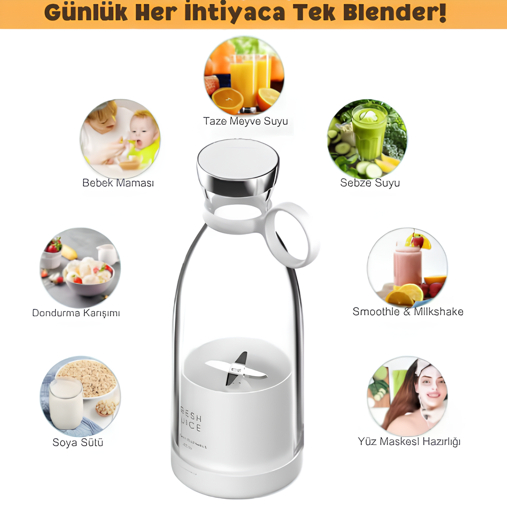 Taşınabilir Şarjlı Blender