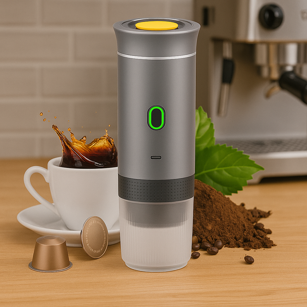 Taşınabilir Kablosuz Espresso ve Filtre Kahve Makinesi