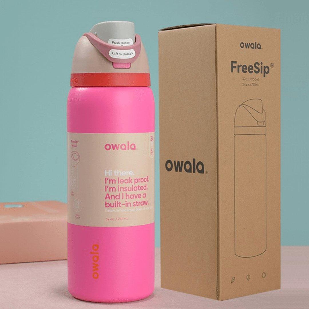 Owala FreeSip Pipetli ve Kilitli Çelik Termos - 710ml (24oz)