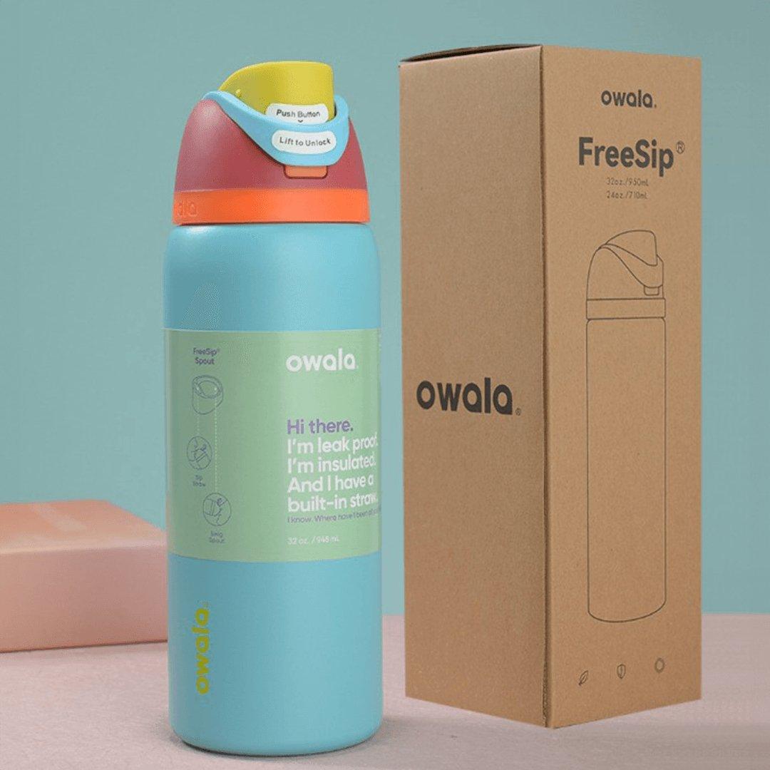 Owala FreeSip Pipetli ve Kilitli Çelik Termos - 710ml (24oz)
