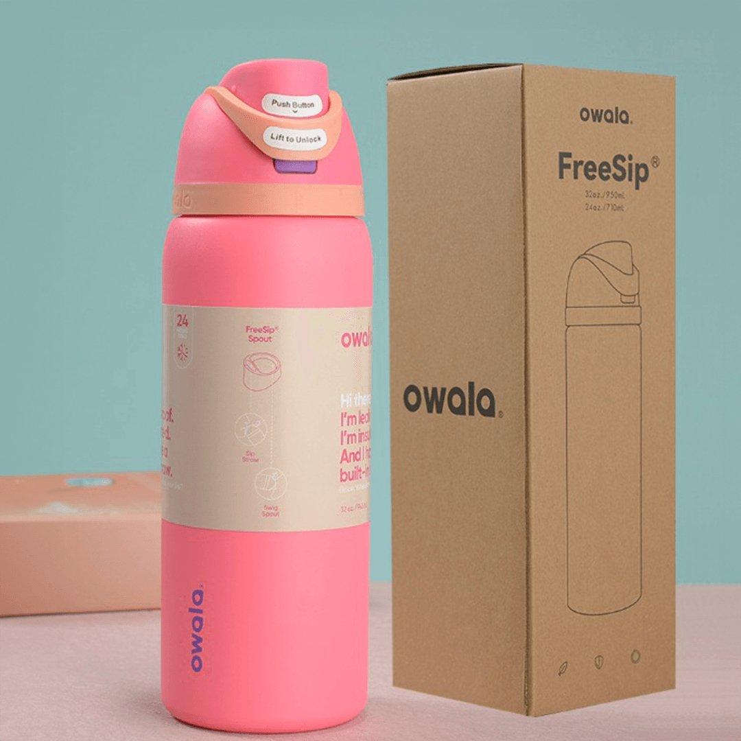 Owala FreeSip Pipetli ve Kilitli Çelik Termos - 710ml (24oz)