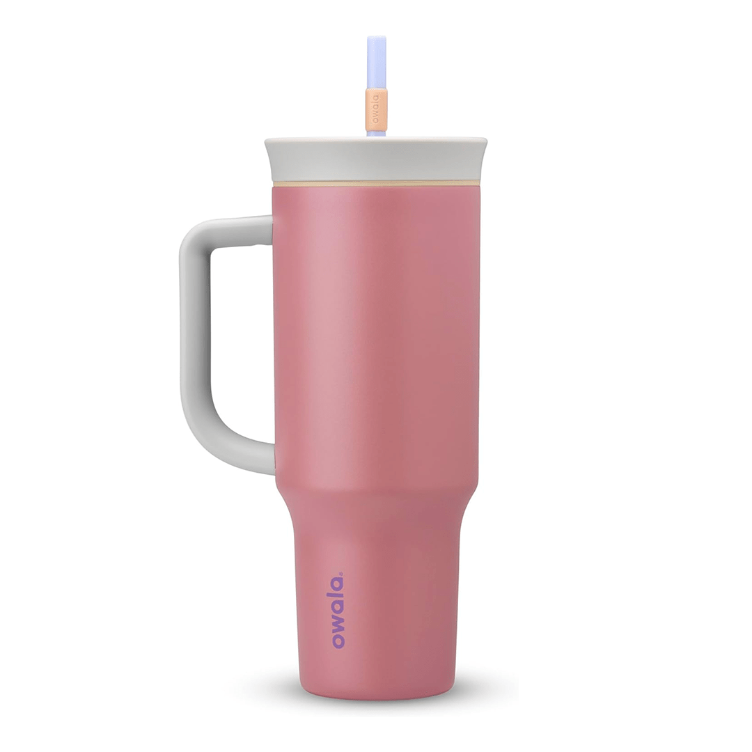 Owala 40oz Pipetli Çelik Termos Bardak - Kulplu 1.18L