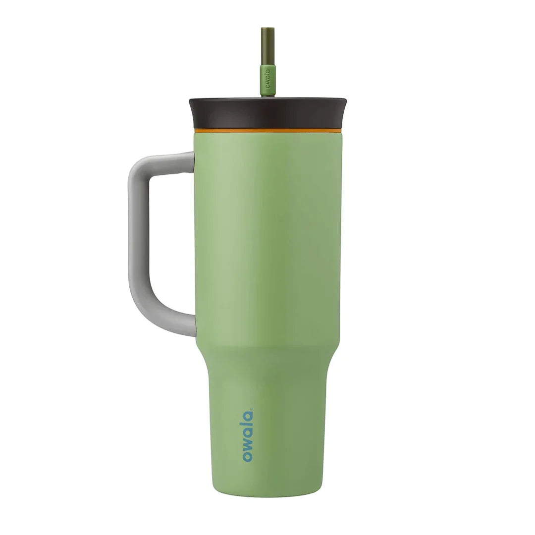 Owala 40oz Pipetli Çelik Termos Bardak - Kulplu 1.18L