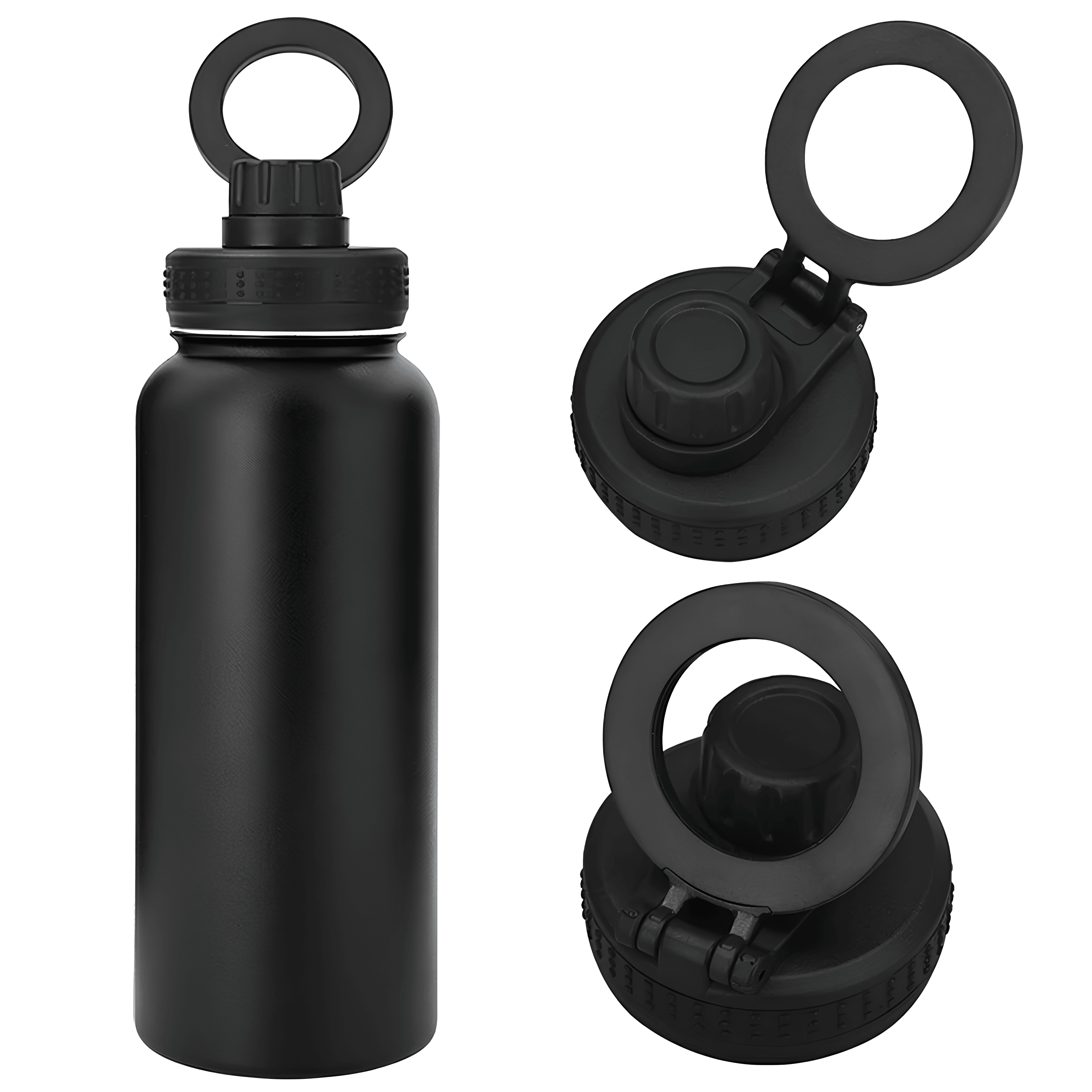 Magsafe Bottle - Manyetik Kapaklı 1000ml Paslanmaz Çelik.