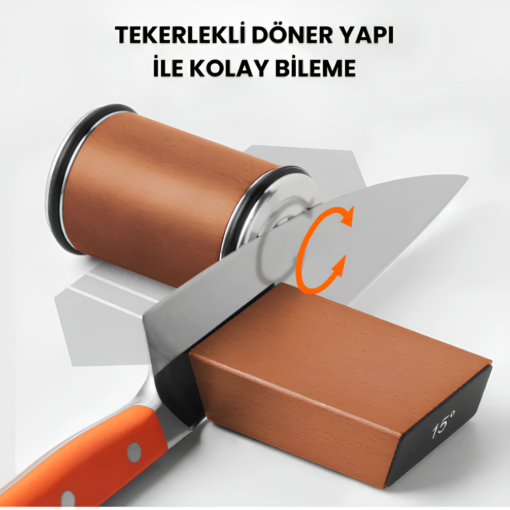 Elmas Diskli Bıçak Bileme Seti | Çok Açılı Keskinleştirici