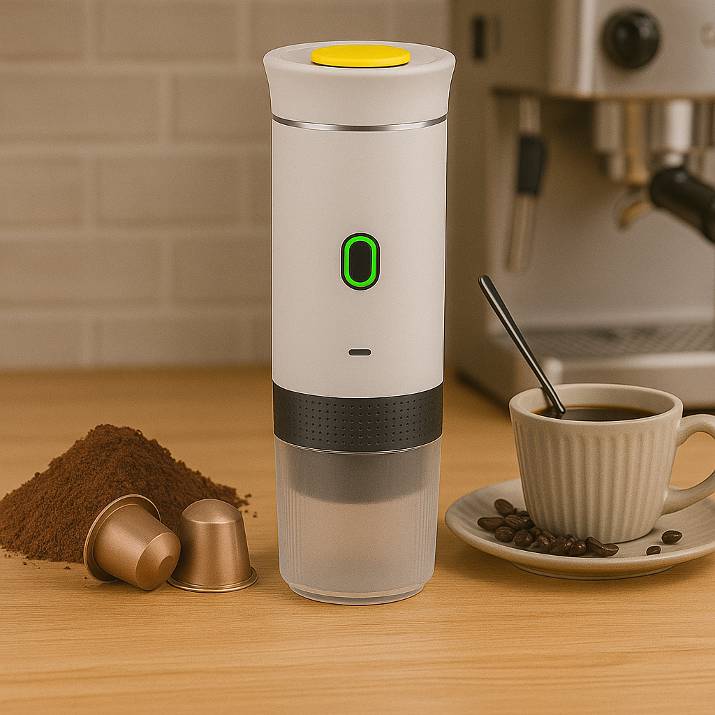 Taşınabilir Kablosuz Espresso ve Filtre Kahve Makinesi