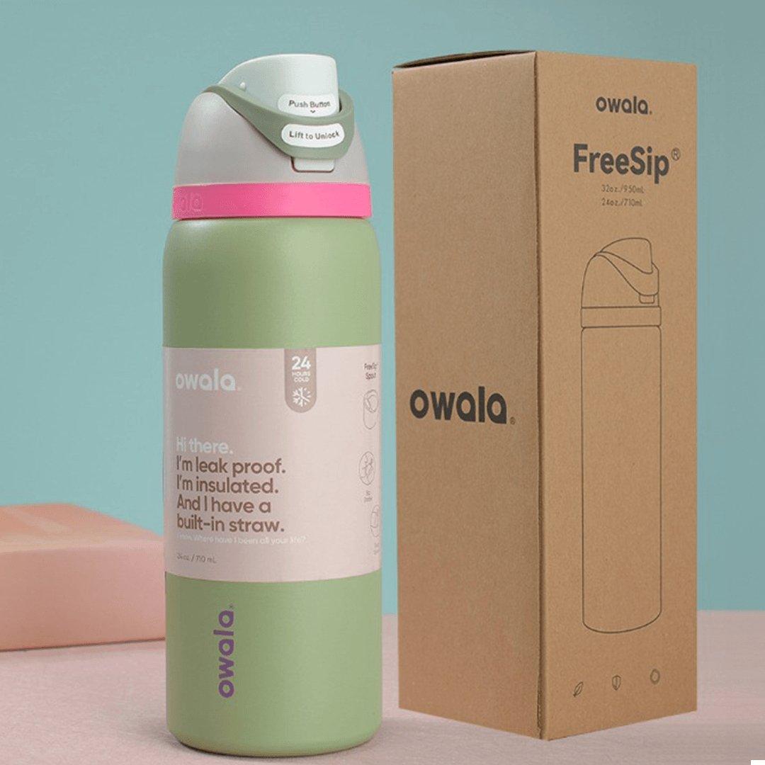 Owala FreeSip Pipetli ve Kilitli Çelik Termos - 710ml (24oz)