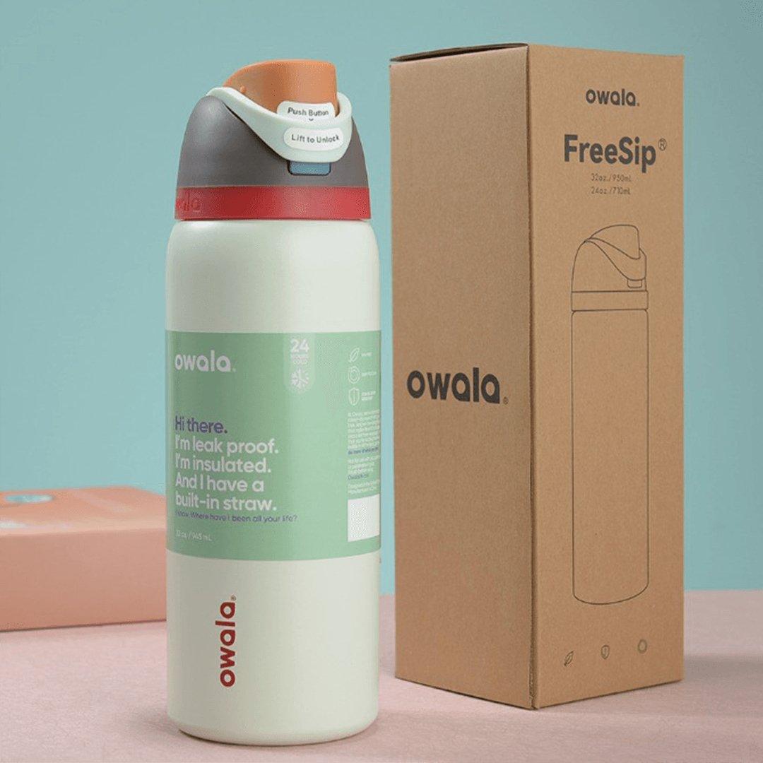 Owala FreeSip Pipetli ve Kilitli Çelik Termos - 710ml (24oz)