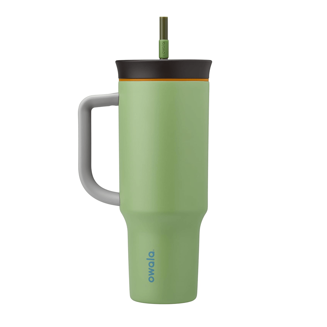 Owala 40oz Pipetli Çelik Termos Bardak - Kulplu 1.18L