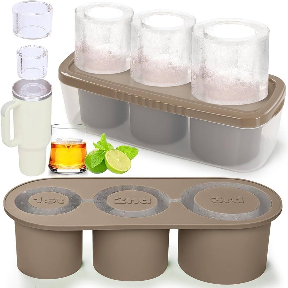 Stanley Quencher Uyumlu 3 Aşamalı Silikon Buz Kalıbı