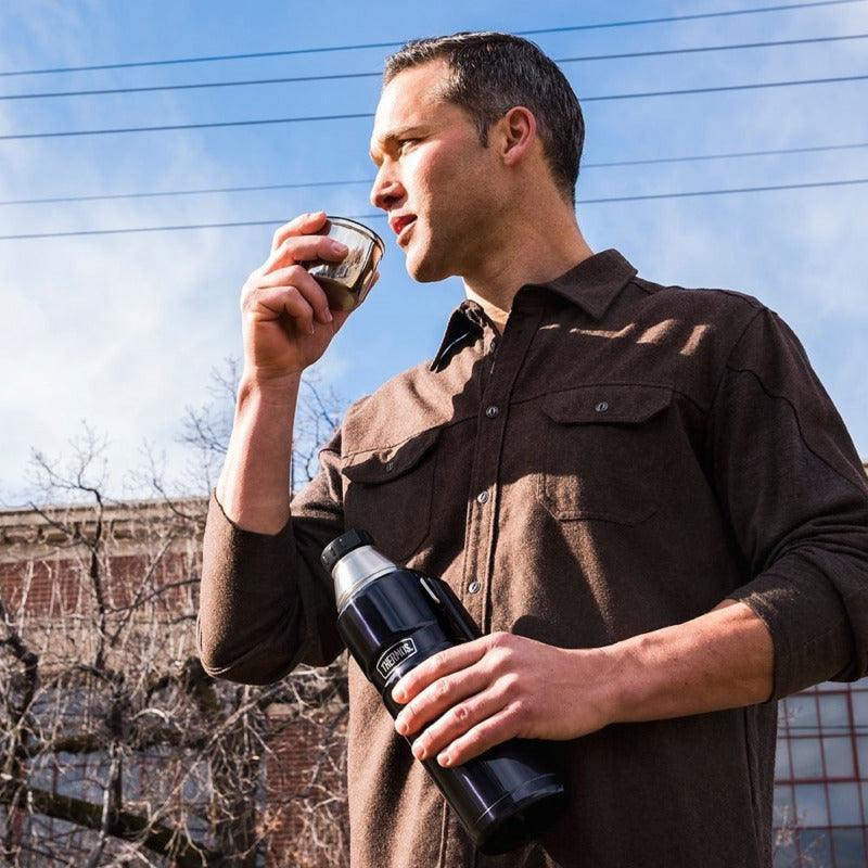 Thermos Stainless King Çelik Termos - Kulplu 1.2L