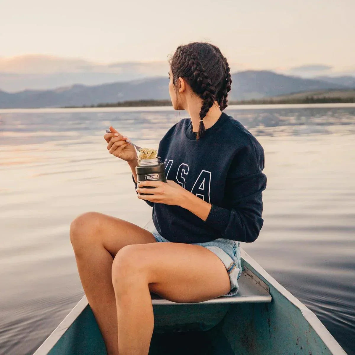 Thermos Stainless King Çelik Yemek Termosu - Kaşıklı 470ml